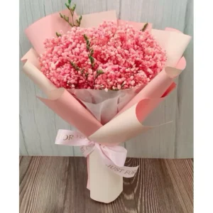 Preserved baby breath flower bouquet